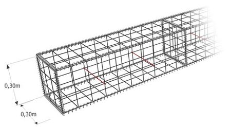 Gabion-Kit Optimized - mur de clôture - maille carrée - ligature spirale
